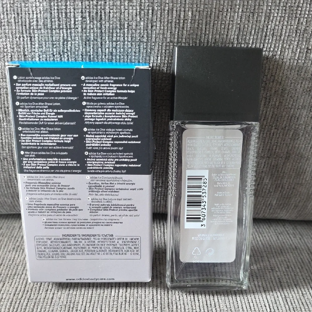 Adidas Ice‎ Dive After Shave and Team Force Body Fragrance Set, Both New.